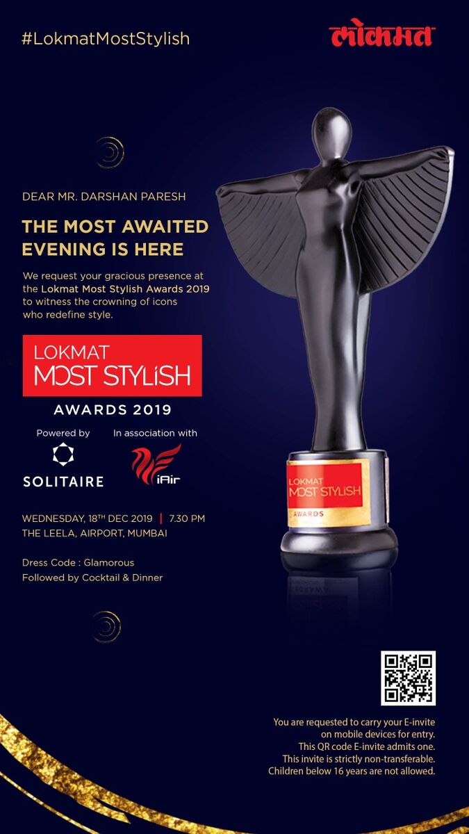 Lokmat's Most Stylish ICON — Tristar Realtors award