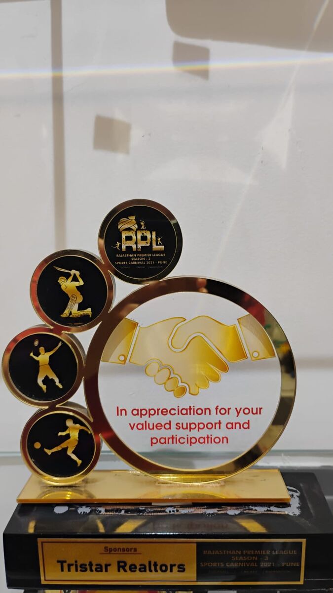 Rajasthan Premier League — Tristar Realtors award